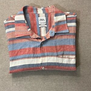 Zara Multicolor Striped Shirt